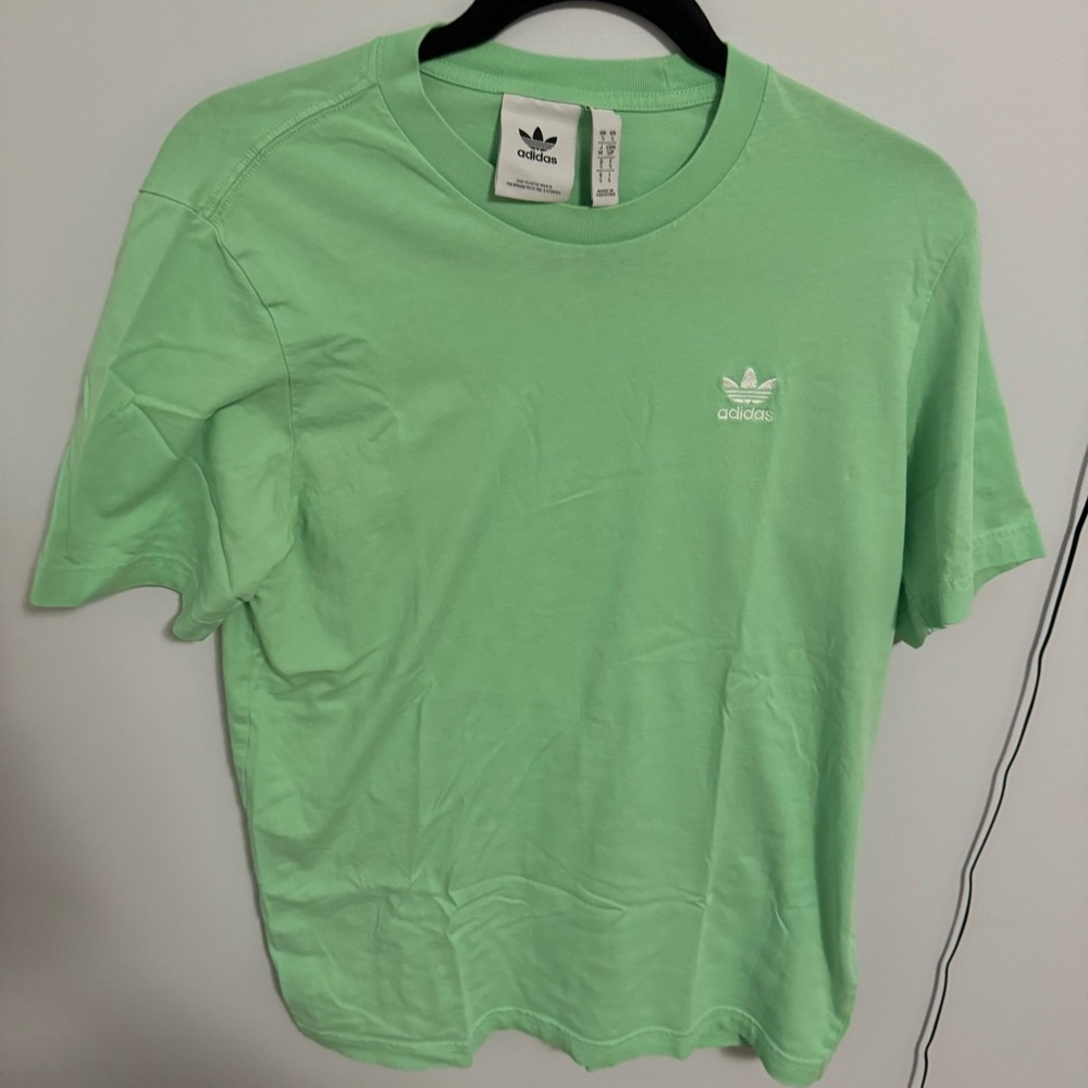 adidas Original’s Adicolor Trefoil Essentials Tee - Glory Mint H34633